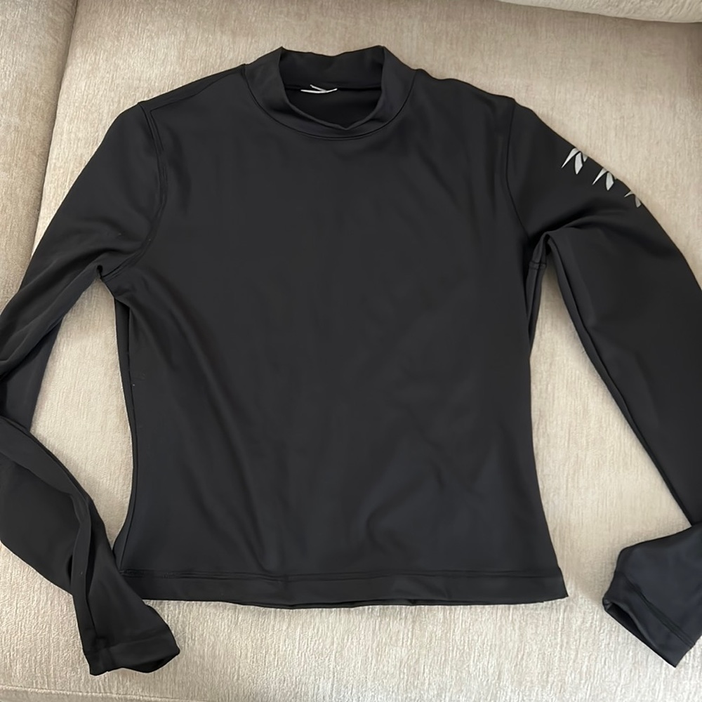 Reebok cycling/workout top high neck